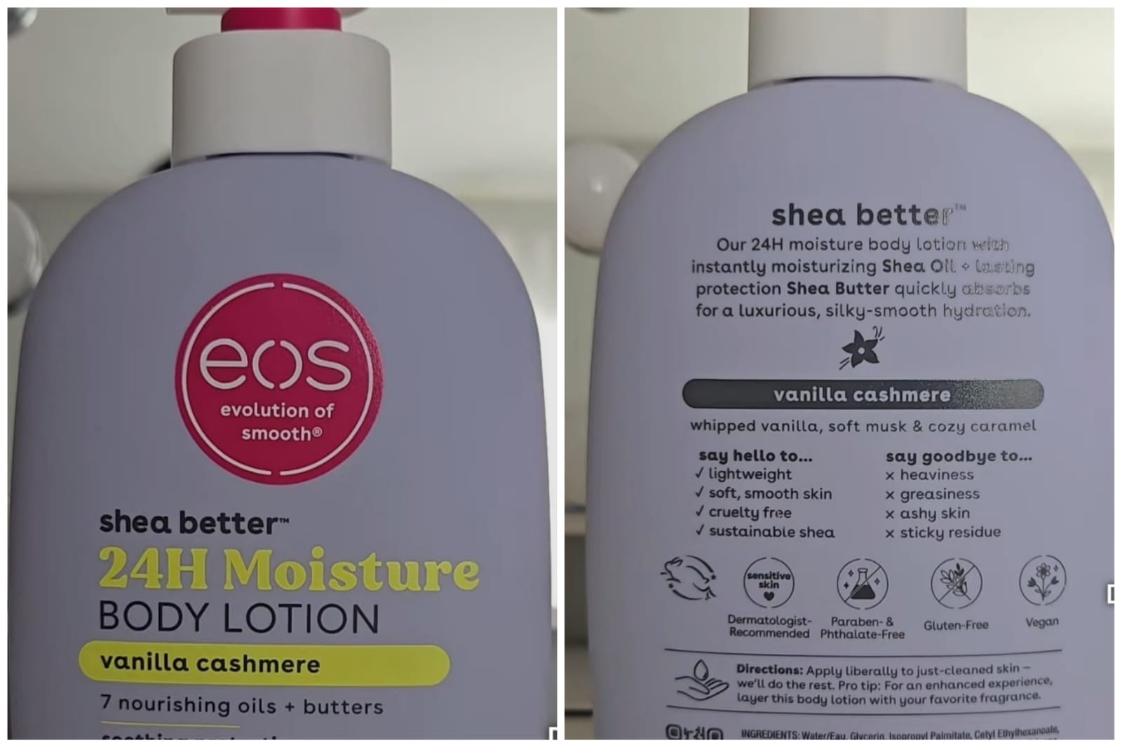 eos Shea Better Vanilla Cashmere Body Lotion