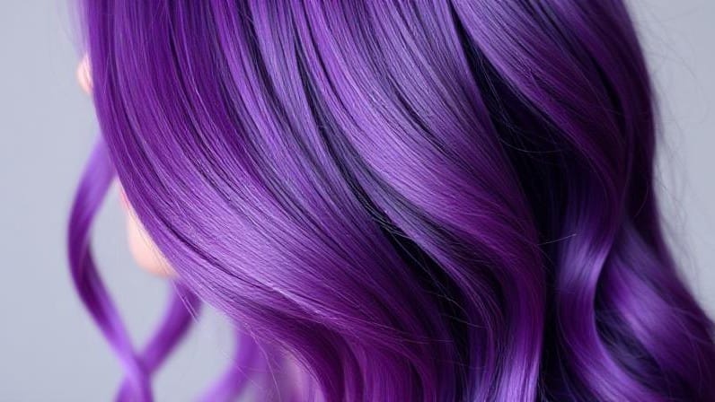 purple hair dye