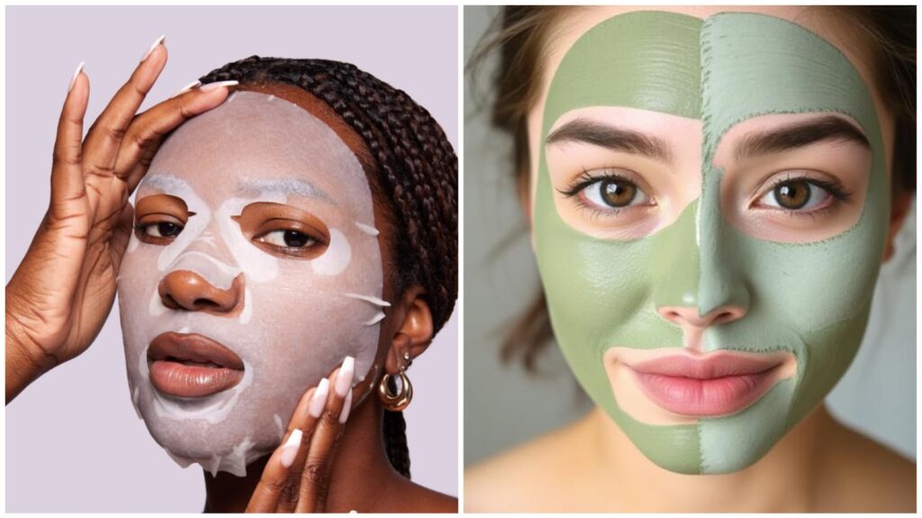Green Clay vs. Korean Sheet Masks